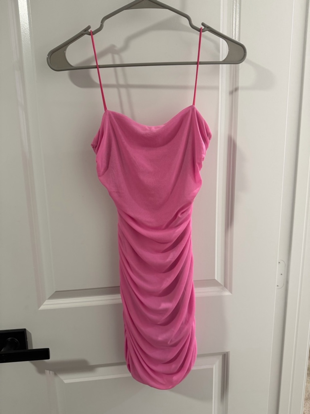 Princess Polly Pink Draped Mini Slip Dress